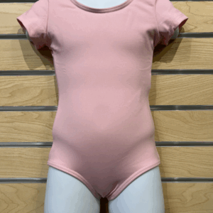 Nylon Leotard Short Sleeve Basic Kids