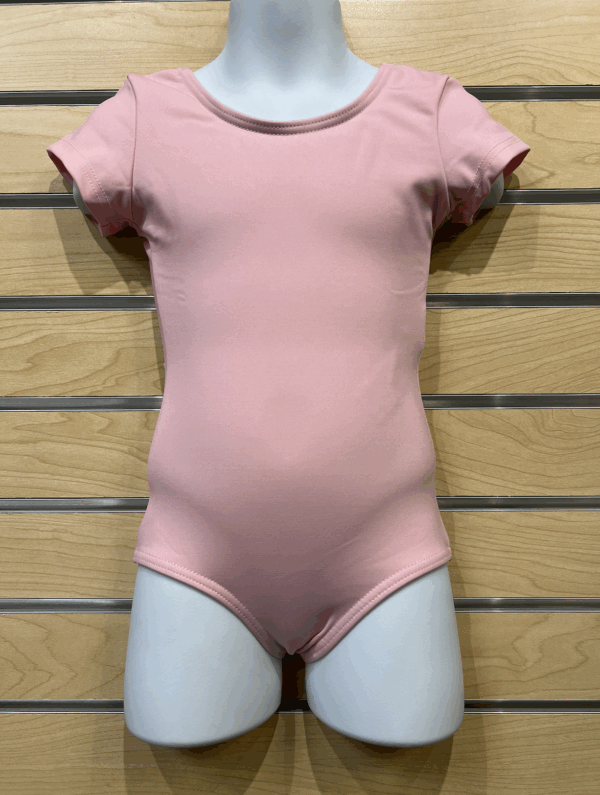 Nylon Leotard Short Sleeve Basic Kids